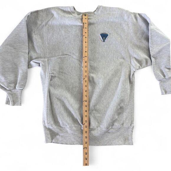 VTG Massachusetts State Police Champion Reverse Weave Gray Sweatshirt Men’s XL - Picture 6 of 6